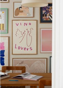 Poszter 50x70 cm Vino Lovers – Ruby Hughes – The Poster Club