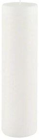 Cylinder Pure fehér gyertya, égési idő 75 óra - Ego Dekor