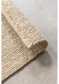 Krémszínű juta szőnyeg 190x280 cm Bouclé – Hanse Home