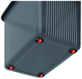 Szürke fedeles műanyag tárolódoboz 59x39x45 cm K Latch Box – KIS