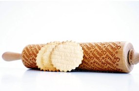 Merry Christmas karácsonyi dombornyomott sodrófa - Valek