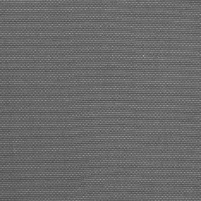 antracit szövet és acél feltekerhető napellenző 350 x 150 cm