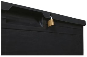 Antracitszürke kerti tárolódoboz Woodys – Toomax