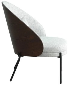 Világosszürke fotel Canelas – House Nordic