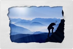 Poszterek 120x80 Magashegyi hegymászás