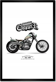 Poszterek keretben 40x60 Motorkerékpár Antik Vintage