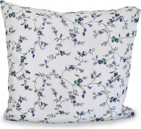 Fakéreg párnahuzat 70x80 fehér kék gallyak
