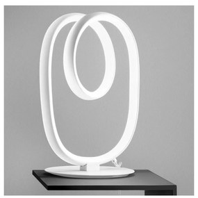 Gea Luce Gea Luce DIVA L BIANCO SATINATO-LED Dimmelhető asztali lámpa DIVA 17W/230V fehér FX0221
