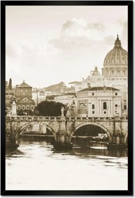 Poszterek keretben 40x60 Róma Vatikán panoráma