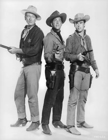 Fotográfia John Wayne And Dean Martin In 'Rio Bravo', Archive Photos