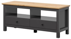 TV asztal/szekrény Hesen RTV2S/6/14 (grafit + artisan tölgy). 1062505