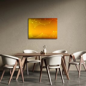 Absztrakt sárga kép (70x50 cm)
