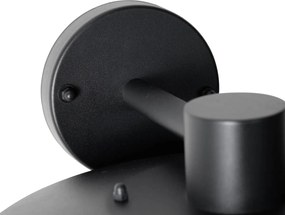 Design kültéri fali lámpa fekete IP44 - Morty