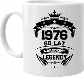 1976 Egy legenda születése 50 éves Nyomtatott Bögre Ajándék 50. Születésnapra