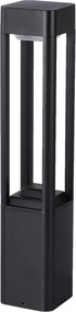 Italux modern kültéri állólámpa nutri fekete itxofl-22982-m-bk