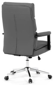 Irodai szék szürke műbőrrel. KA-D8104 GREY