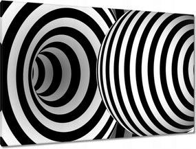 Festmények 120x80 Absztrakt fekete-fehér