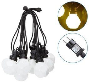 Aigostar - LED Kültéri dekoratív lánc 10xLED/8m IP44 meleg fehér