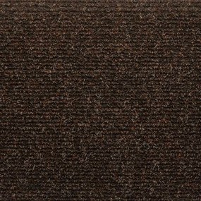 10 db barna tűlyukasztott öntapadó lépcsőszőnyeg 65 x 21 x 4 cm