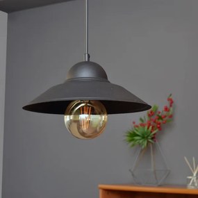 Csillár zsinóron SORAPIS 1xE27/15W/230V fekete