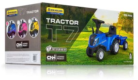 Bébitaxi NEW HOLLAND T7 TRAKTOR Milly Mally kék