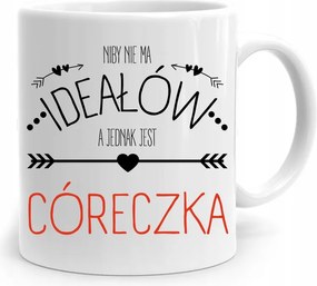 Ajándék Bögre A Lányomnak Nincsenek Tökéletesek fényképes nyomtatással