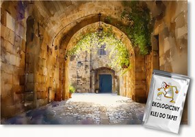 Fotótapéta Flizelina Görögország Rodosz Utca Óváros Íj Gótikus 250x175 ragasztó