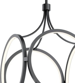 Quintiesse CIRI QN-CIRI-P-MBK Függőlámpa 1x45W/LED 3000k 1682LM