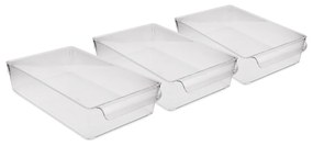 Műanyag hűtőszekrény rendszerező szett 3 db-os – Hermia