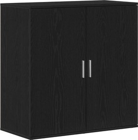 vidaXL Széf Fekete tölgy 79 x 38 x 80 cm Faanyag