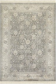 Szőnyeg 160x230 nappaliba,hagyományos klasszikus minta bézs-szürke