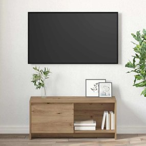 TV állvány kézműves tölgy 90 x 35 x 40 cm Faanyag