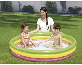 Inflatable rainbow pool 152cm Bestway 51103