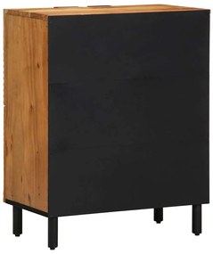 Tálaló 60x33x75 cm Tömör Akácfából