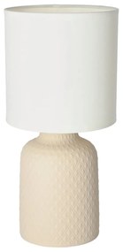 Bézs asztali lámpa textil búrával (magasság 32 cm) Iner – Candellux Lighting