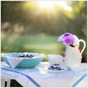 Poszterek 140x140 Lila rózsák