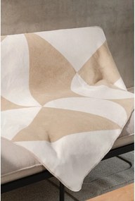 Bézs-krémszínű takaró 150x200 cm Tul – noo.ma