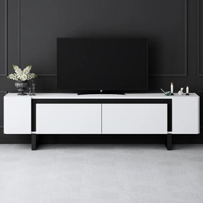 TV szekrény Yildiz - White, Black