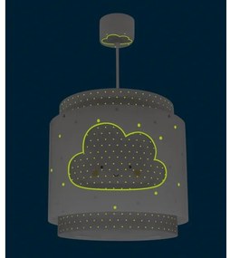 Dalber 76012E - Gyerek csillár BABY DREAMS 1xE27/15W/230V szürke