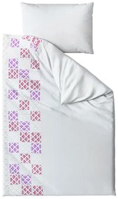 Mikroszatén ágyneműhuzat VELLARI, világosszürke Ágyneműhuzat mérete: 70 x 90 cm | 140 x 200 cm