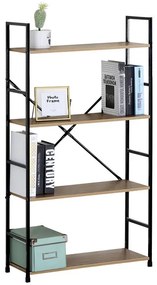 Könyvespolc Tölgy Színben GD-224