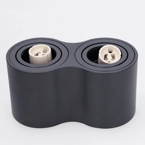 BRILAGI - Spotlámpa MIA DOUBLE 2xGU10/30W/230V fekete