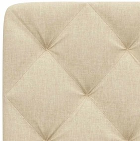 krémszínű szövet fejtámla párna 80 cm