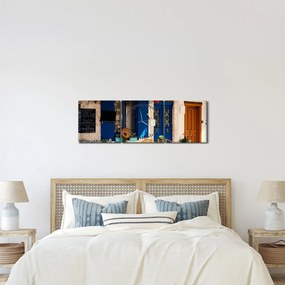 Kép - Görög találkozó (órával) (90x30 cm)