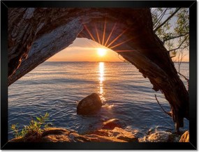 Poszterek keretben 40x30 Sziklák Derzs Tenger