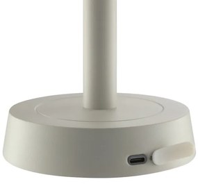 Brilliant - LED dimmelhető, újratölthető érintős asztali lámpa RAZOR LED/2,5W/5V 2700K IP44 szürke