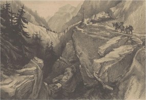 Fotótapéta Flizelin Fal Hálószoba Festői hegyek 152x104 Ragasztó