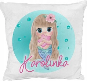 Plüss párna "Hableány" név.