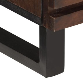 barna tömör mangófa TV-szekrény 70 x 34 x 46 cm