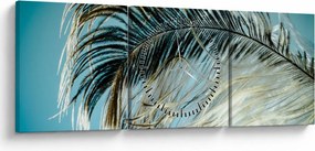 Tollas kép (órával) (90x30 cm)